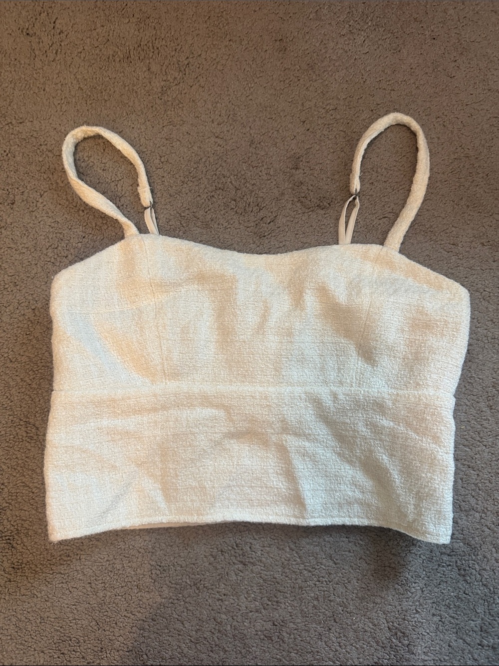 Abercrombie structured crop tank